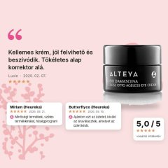 Anti-aging szemránckrém Bio Damascena Alteya Organics 15 ml, vásárlói értékelések Anti-aging szemránckrém Bio Damascena Alteya Organics 15 ml, vásárlói értékelések