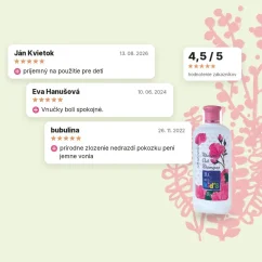 Šampón a sprchový gél pre deti z ružovej vody Rose of Bulgaria 200 ml, hodnotenia zákazníkov Šampón a sprchový gél pre deti z ružovej vody Rose of Bulgaria 200 ml, hodnotenia zákazníkov