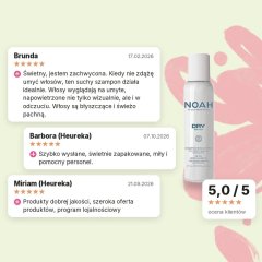 Suchy szampon detoksykujący w sprayu Noah 200ml, oceny klientów Suchy szampon detoksykujący w sprayu Noah 200ml, oceny klientów