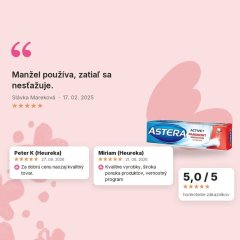 Zubná pasta Parodont Protection Astera Active 110g, hodnotenia zákazníkov