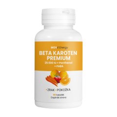 Betakaroten 25.000 IU + Panthenol + PABA MOVit Energy 90 tobolek