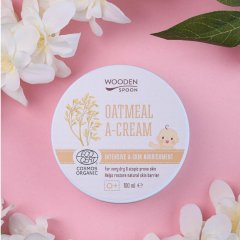 Hydratační máslo s ovesnými vločkami na atopický ekzém Wooden Spoon 100ml