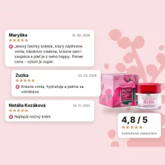 Nočný pleťový krém z ružovej vody Rose of Bulgaria 50 ml, hodnotenia zákazníkov Nočný pleťový krém z ružovej vody Rose of Bulgaria 50 ml, hodnotenia zákazníkov