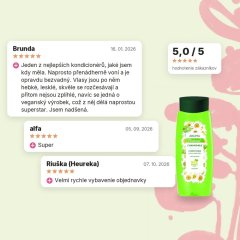Kondicionér na všetky typy vlasov Harmanček Aroma 400 ml, hodnotenia zákazníkov