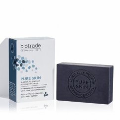 Mydło detoksykujące z węglem aktywnym Pure skin Biotrade 100g