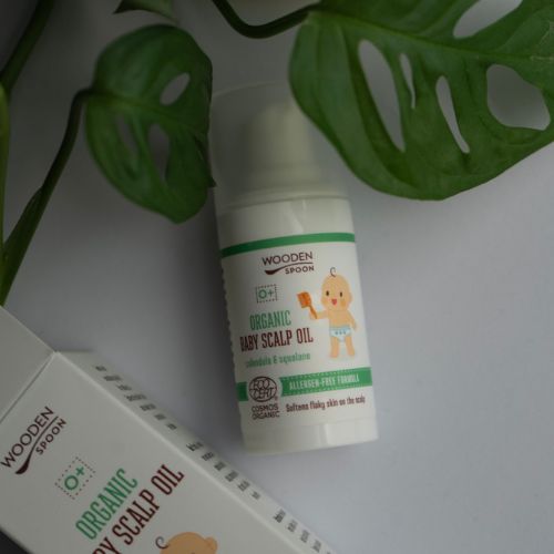 Organiczny olejek do dziecięcej skóry głowy Wooden Spoon 15ml