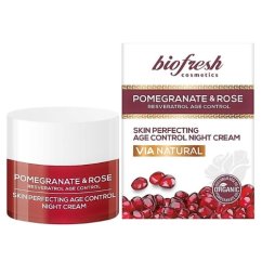 Przeciwstarzeniowy krem do twarzy na noc Pomegranate & Rose 50ml