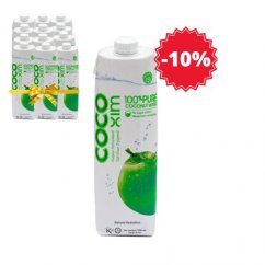 XL balení - Kokosová voda 100 % Pure COCOXIM 12x1000 ml