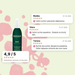 Predšampónový sprej Noah 100ml, hodnotenia zákazníkov Predšampónový sprej Noah 100ml, hodnotenia zákazníkov
