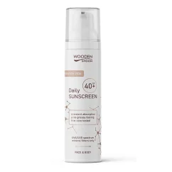 Minerálny opaľovací krém na tvár Light&Dry SPF40 Wooden Spoon 100ml
