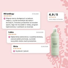 Odżywka do włosów z kwasem hialuronowym Noah 250ml, oceny klientów