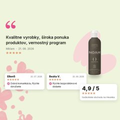 Čistiaci šampón na mastné vlasy Mäta a šalvia Noah 250ml, hodnotenia zákazníkov Čistiaci šampón na mastné vlasy Mäta a šalvia Noah 250ml, hodnotenia zákazníkov