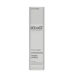 Tuhá čistící maska na obličej ATTITUDE Oceanly s modrým jílem 30g
