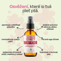 Růžová voda z růže stolisté ve skle (Rosa Centifolia) Alteya Organics 60 ml