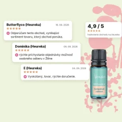 Esenciálny olej Koriander Venoc 10 ml, hodnotenia zákazníkov