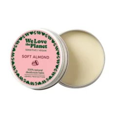 Naturalny kremowy dezodorant Soft Almond Sensitive We love the planet 35g