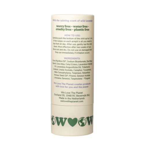 Prírodný tuhý dezodorant Wild Lavender We love the planet 40g