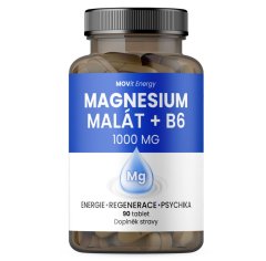 Magnézium malát 1000 mg + B6 MOVit 90 tabliet Magnézium malát 1000 mg + B6 MOVit 90 tabliet