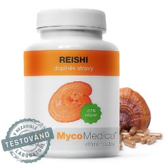 Reishi v optimálnej koncentrácii MycoMedica 90 rastlinných kapsúl Reishi v optimálnej koncentrácii MycoMedica 90 rastlinných kapsúl