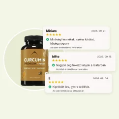 Kurkumin Premium piperinnel Hrotlife 90cps