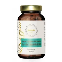 Liposomales Vitamin D3+K2+Magnesium Vegan Puravia LABS 30 Kapseln