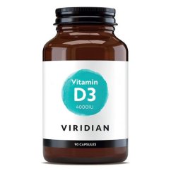 Vitamin D3 4000iu Viridian 90 kapslí