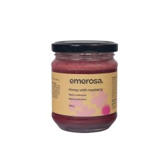 Miód z malinami Emerosa 240g