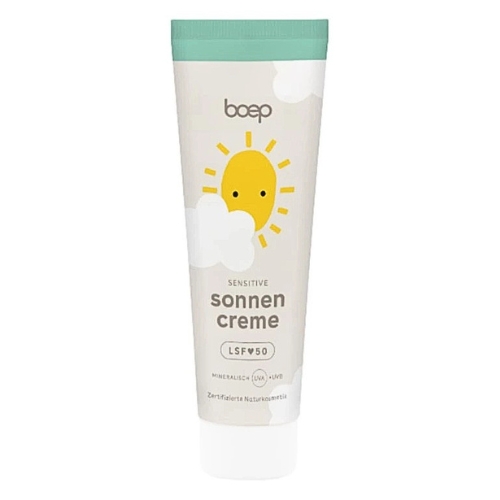 Prírodný opaľovací krém sensitive spf 50 Boep 50ml