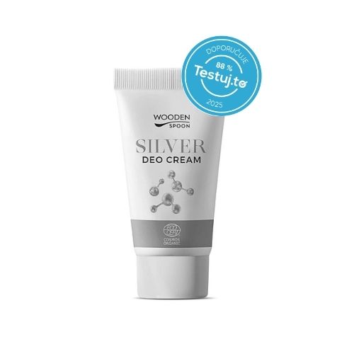 Krémový deodorant s mikrostříbrem v tubě Wooden Spoon 10ml vzorek