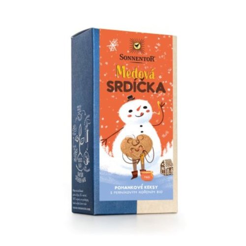Medová srdíčka - bezlepkové sušenky Sonnentor 100g