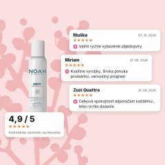 Suchý  šampón v spreji pre objem Noah 200ml, hodnotenia zákazníkov