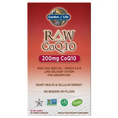 RAW koenzým Q10 Garden of Life 60ks