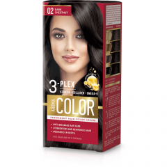 Barva na vlasy - tmavý kaštan č. 02 Aroma Color
