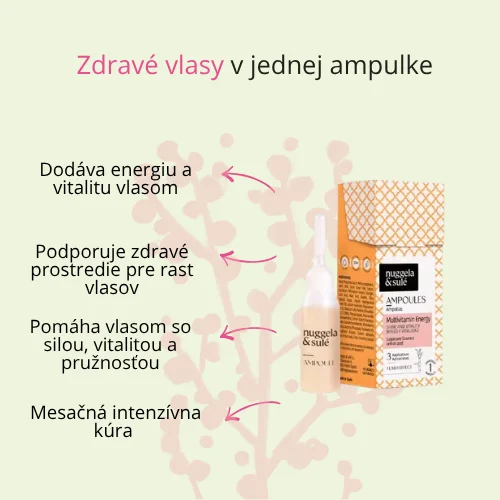 Multivitamínová energetická ampulka pre zdravé vlasy Nuggela & Sulé 10ml