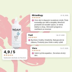 Dětský kondicionér pro rozčesávání Noah 250 ml, hodnocení zákazníků Dětský kondicionér pro rozčesávání Noah 250 ml, hodnocení zákazníků