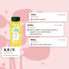 Šampón na všetky typy vlasov Harmanček Aroma 400 ml, hodnotenia zákazníkov Šampón na všetky typy vlasov Harmanček Aroma 400 ml, hodnotenia zákazníkov