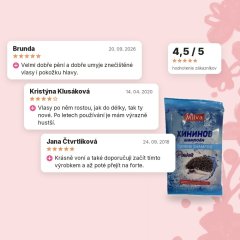 Šampón na vlasy chinín 12ml vzorka, hodnotenia zákazníkov