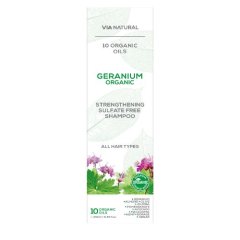 Šampón s BIO Geranium posilňujúci Via natural 250ml