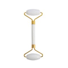 Acupressure facial massage roller made of white marble Venoc