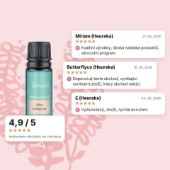 Esenciální olej Žlutá mandarinka Venoc 10 ml, hodnocení obchodu na Heurece