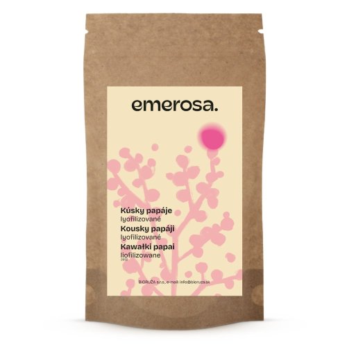 Papája lyofilizovaná kúsky Emerosa