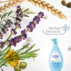 Detský umývací gél s harmančekom a nechtíkom lekárskym Bebble 400 ml Detský umývací gél s harmančekom a nechtíkom lekárskym Bebble 400 ml