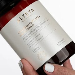 Kolagénové peptidy s komplexom z ružového oleja Alteya Organics 120 kapsúl