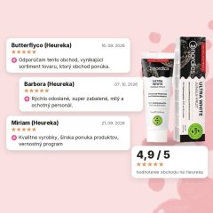 Zubná pasta s tekutou sklovinou Ultra White Jungle Fruit Nordics 75ml, hodnotenia zákazníkov