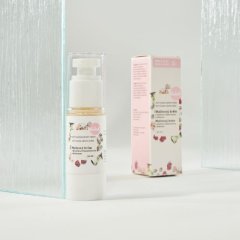 Denný pleťový malinový krém s kofeínom 40+  Kvitok 30ml