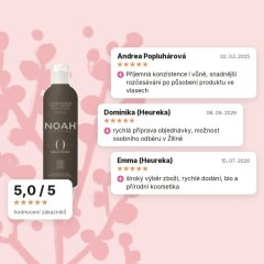 Hydratační kondicionér na vlasy Sezamový olej s ovsem Noah 250ml, hodnocení zákazníků Hydratační kondicionér na vlasy Sezamový olej s ovsem Noah 250ml, hodnocení zákazníků