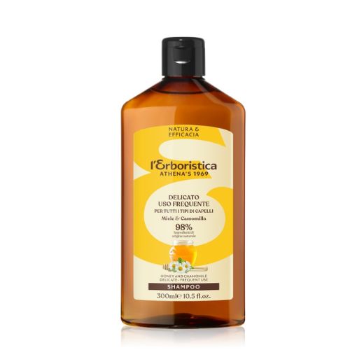 Šampon s medem, heřmánkem a aloe vera v bio kvalitě Athena's Erboristica 300 ml