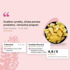 Mandarínky lyofilizované Emerosa, hodnotenia zákazníkov
