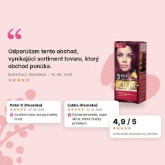Farba na vlasy - rubínovo červená č. 28 Aroma Color, hodnotenia zákazníkov