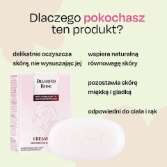Kremowe mydło Diamond Rose Biofresh 100 g